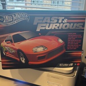 Hot Wheels Fast & Furious Red Toy Car Set